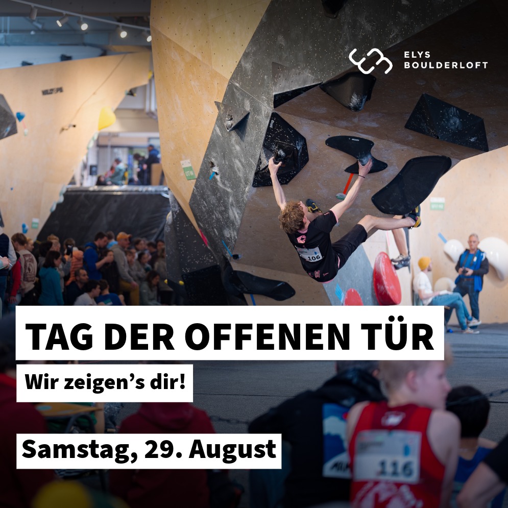 Tag der offenen Tür im ELYS Boulderloft